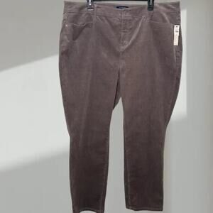 NWT - Talbots High Waist Straight Leg Corduroy Pants (Women’s 20W)